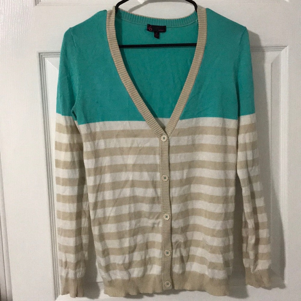 Striped cardigan